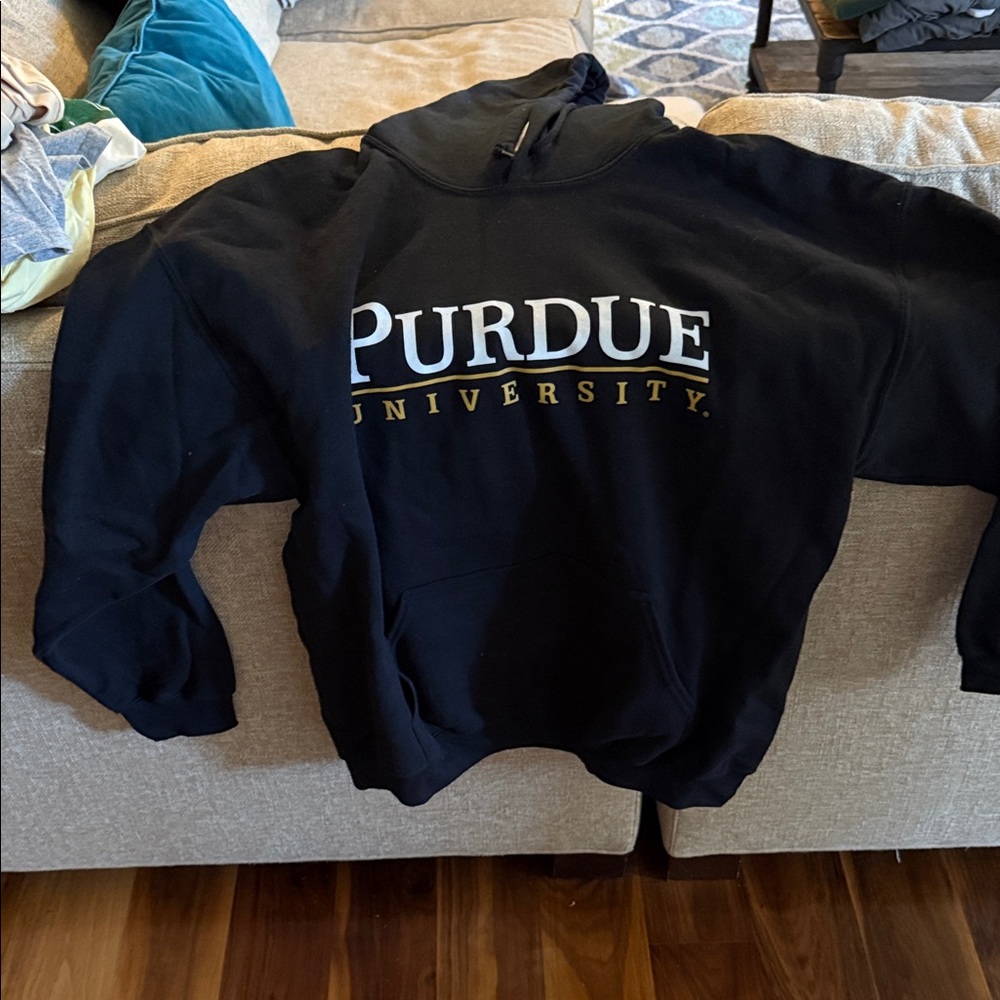 Gildan Black Purdue University Men's Sweater